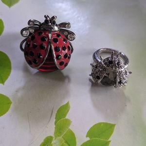 like new Ladybug rings